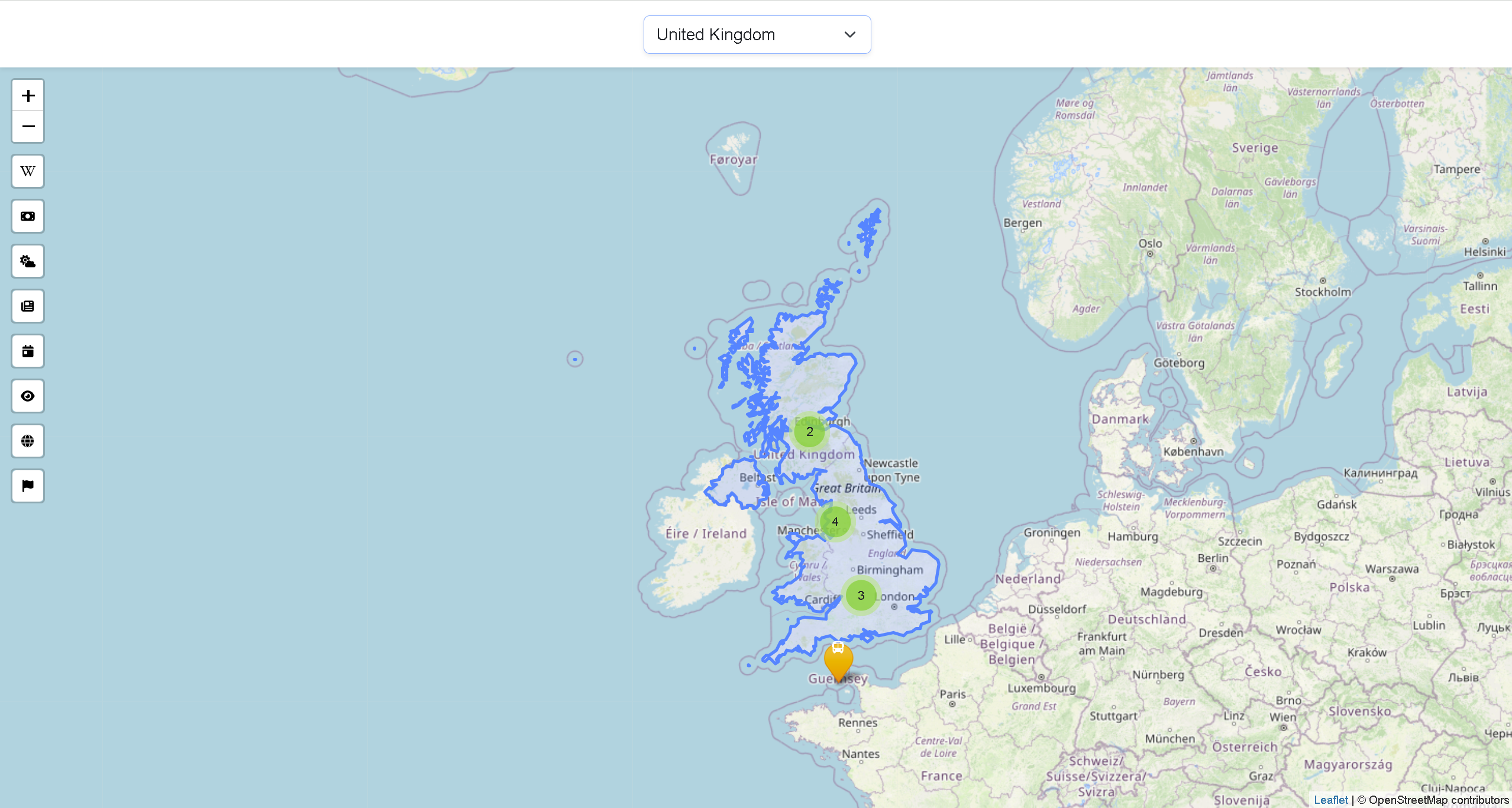 Gazetteer Mapping App