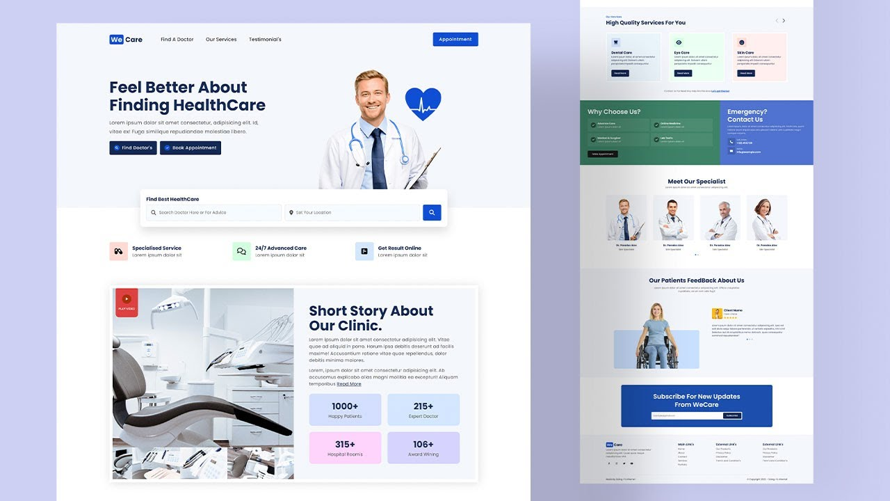 Healthcare Website